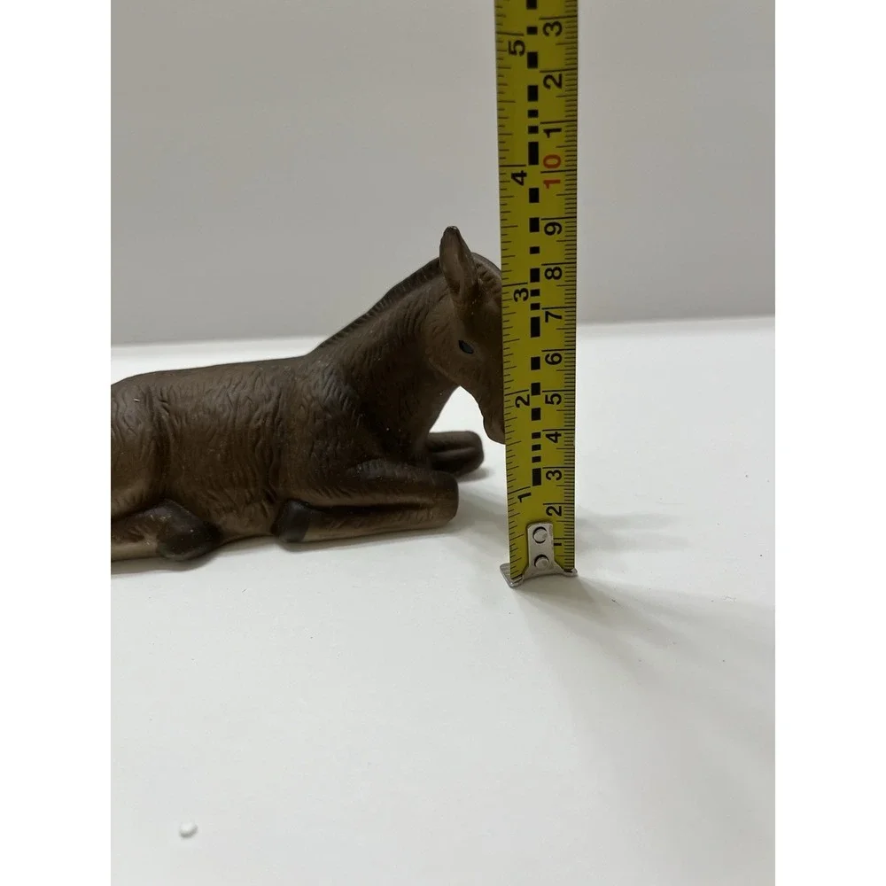 Christmas Grandeur Noel Donkey Nativity Replacement Piece Porcelain 7x3.5x3